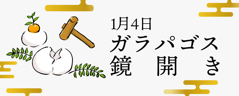 2026年スタート企画  ～ガラパゴス鏡開き～  